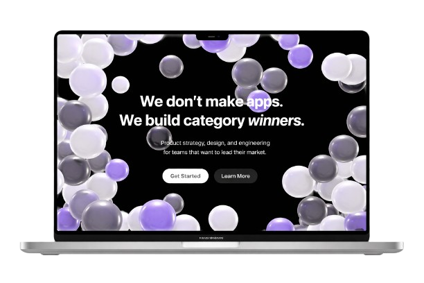 Design showcase laptop